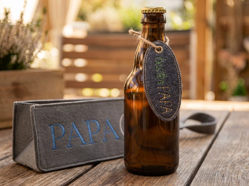 Preview: Anhänger Bester Papa Opa Vatertag - ITH-Stickdatei